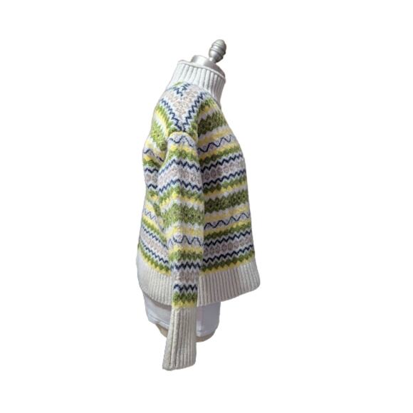 Barbour Holkham Wool Blend Sweater Multicolor Women’s Size 10 USED - Picture 2 of 8